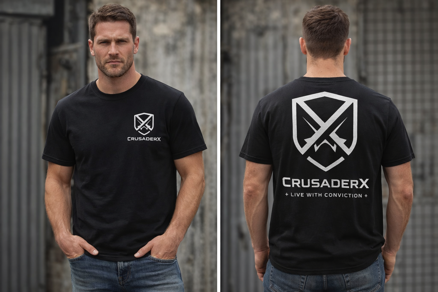 CrusaderX Conviction Tee - Flagship Edition