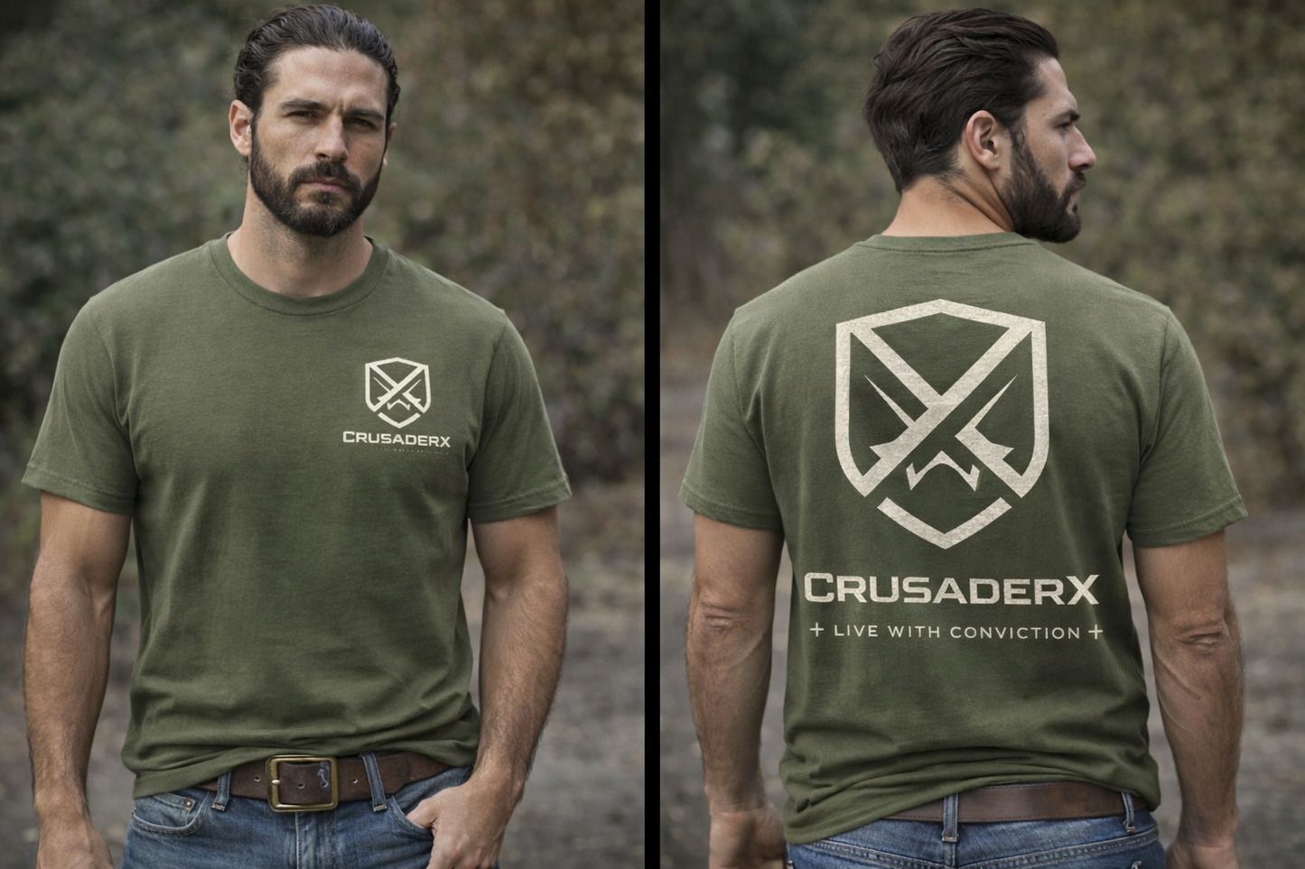 CrusaderX Conviction Tee - Flagship Edition