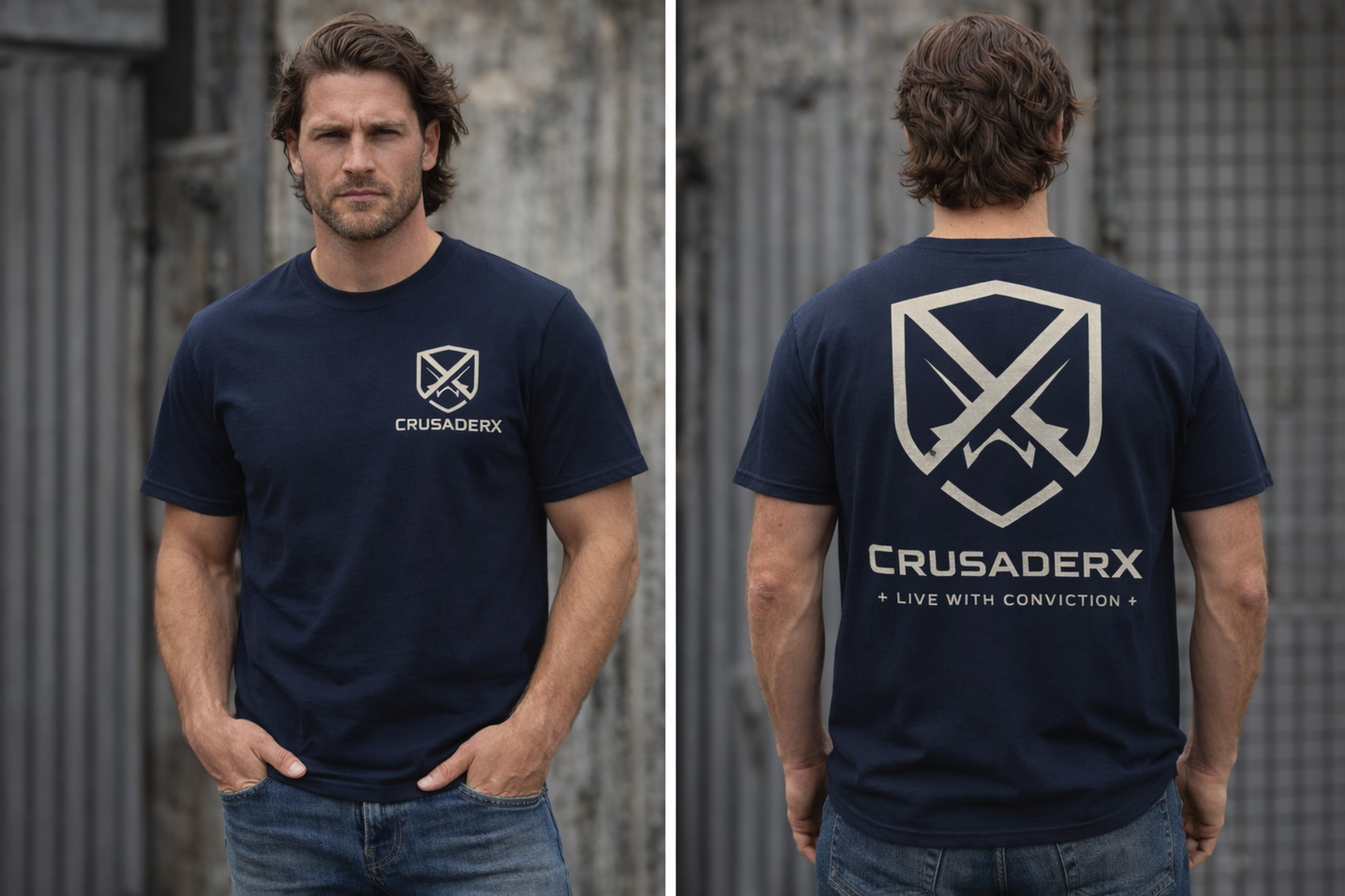 CrusaderX Conviction Tee - Flagship Edition
