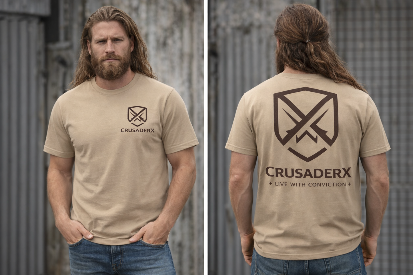 CrusaderX Conviction Tee - Flagship Edition