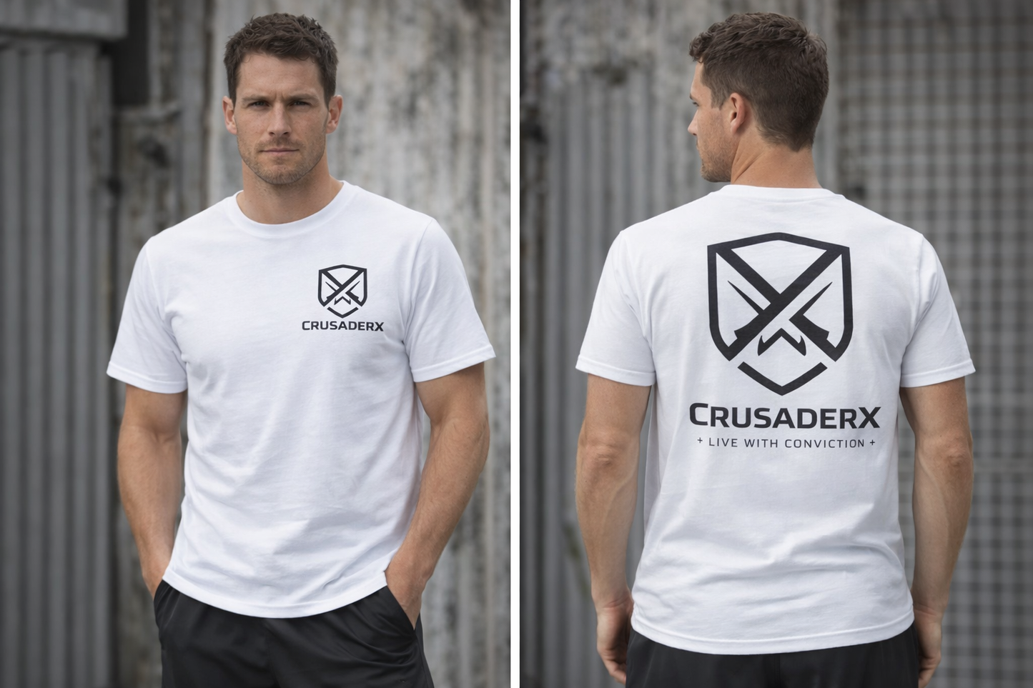CrusaderX Conviction Tee - Flagship Edition